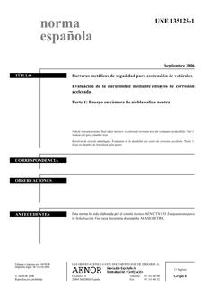 AENOR UNE 135125-1