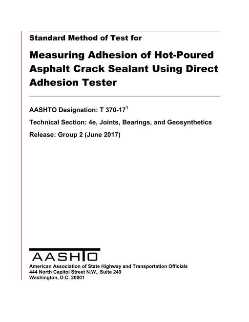 AASHTO T 370-17