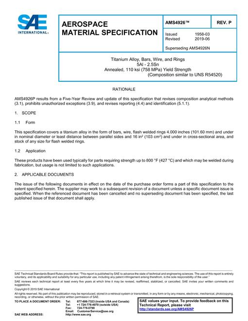 SAE AMS4926P