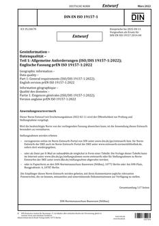 DIN EN ISO 19157-1 - DRAFT