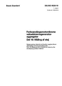 DANSK DS/ISO 8528-10