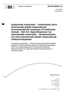 DANSK DS/EN 60893-3-6