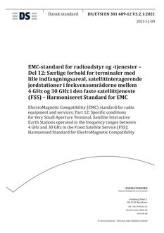 DANSK DS/ETSI EN 301 489-12 V3.2.1