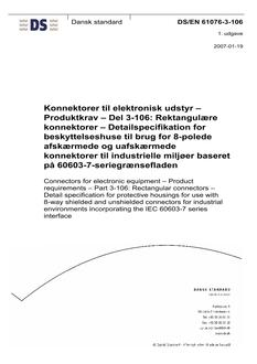 DANSK DS/EN 61076-3-106