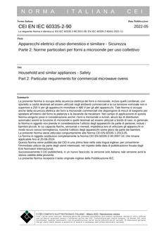 CEI EN IEC 60335-2-90