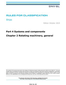 DNV DNVGL-RU-SHIPS PART 4 CHAPTER 2