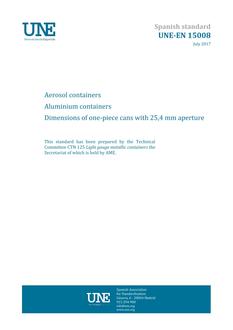 AENOR UNE-EN 15008