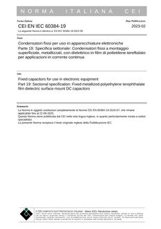 CEI EN IEC 60384-19