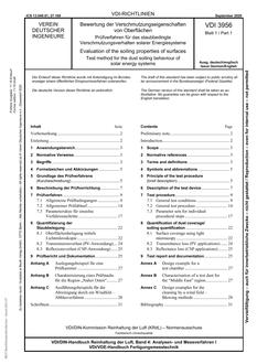 VDI VDI 3956 BLATT 1