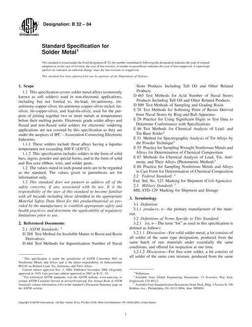 ASTM B32-04