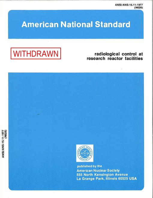 ANS 15.11-1977 (N628)