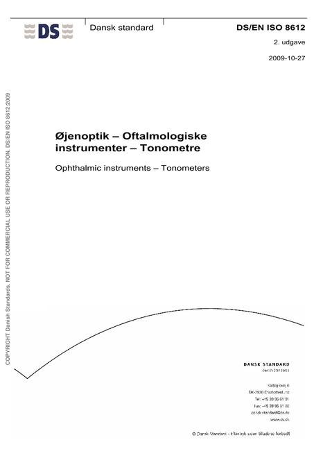 DANSK DS/EN ISO 8612
