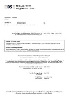 DANSK DSF/PREN ISO 15883-2