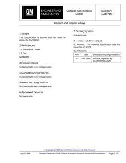 GMNA GM4071M
