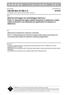 CEI EN IEC 61190-1-3