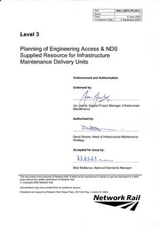 NR NR/L3/MTC/PL0211 ISSUE 1