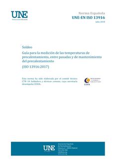AENOR UNE-EN ISO 13916