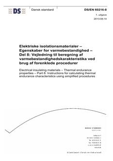 DANSK DS/EN 60216-8