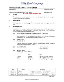 FORD WSB-M2F181-A