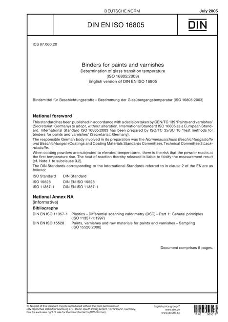 DIN EN ISO 16805