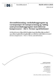DANSK DS/EN 14511-1