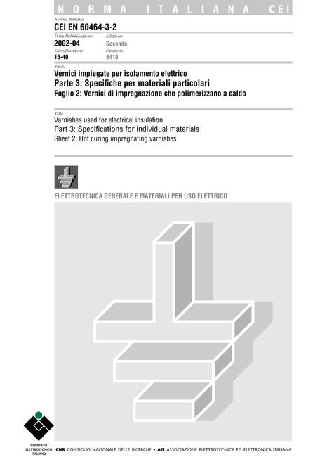 CEI EN 60464-3-2