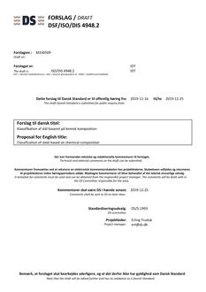 DANSK DSF/ISO/DIS 4948.2