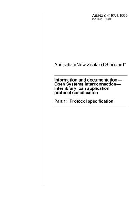 AS/NZS 4197.1:1999