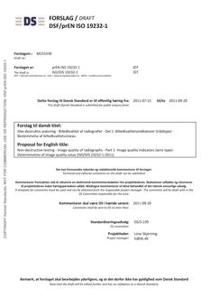 DANSK DSF/PREN ISO 19232-1
