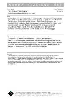 CEI EN 61076-3-116