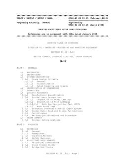 NAVY UFGS-41 22 13.15