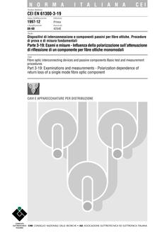 CEI EN 61300-3-19