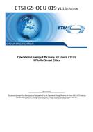 ETSI GS OEU 019