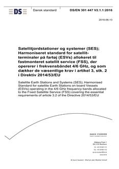 DANSK DS/EN 301 447 V2.1.1
