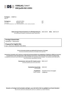 DANSK DSF/PREN ISO 13351