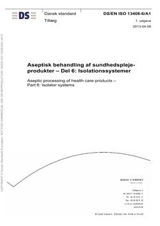 DANSK DS/EN ISO 13408-6