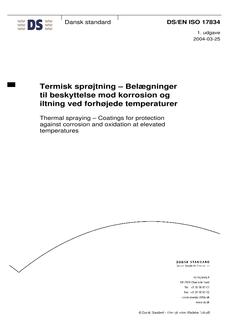DANSK DS/EN ISO 17834