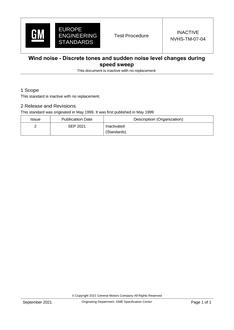 GME NVHS-TM-07-04