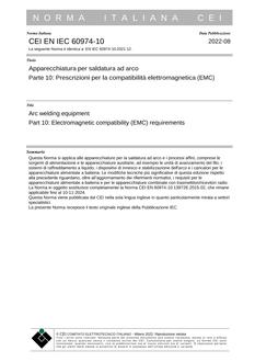 CEI EN IEC 60974-10