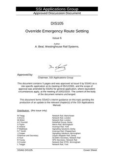 NR SSIDIS105 ISSUE 6