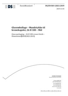 DANSK DS/EN ISO 12821