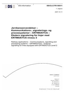DANSK DS/CLC/TR 50511