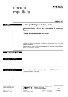 AENOR UNE 83213