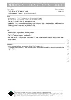 CEI EN 60870-5-103