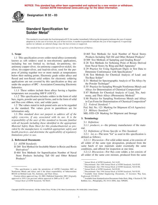 ASTM B32-03