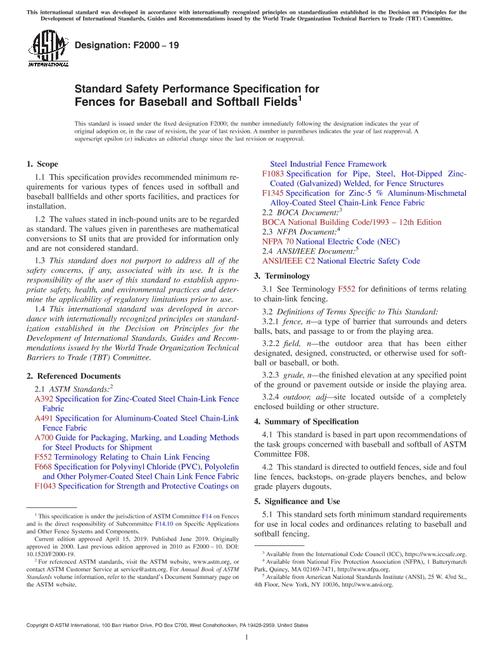 ASTM F2000-19