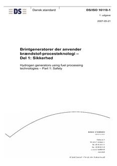 DANSK DS/ISO 16110-1