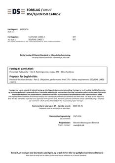 DANSK DSF/FPREN ISO 12402-2