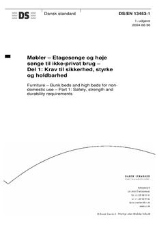 DANSK DS/EN 13453-1