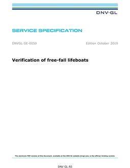 DNV DNVGL-SE-0059